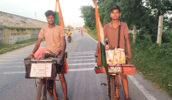 पर्यावरण संरक्षण के लिए साइकिल से भ्रमण, वैष्णो धाम और लद्दाख तक की सफर तय...