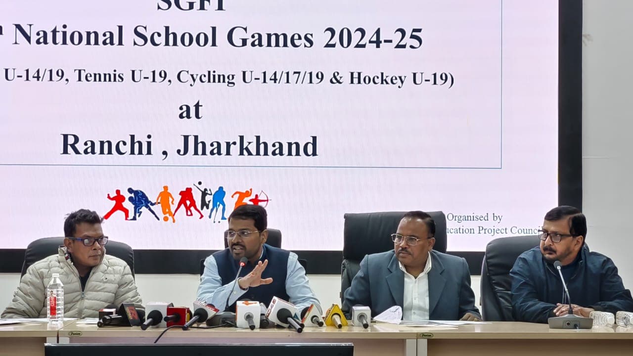 राजधानी राँची में होगा 68वीं राष्ट्रीय स्कूली खेल प्रतियोगिता 2024-25 का आयोजन..