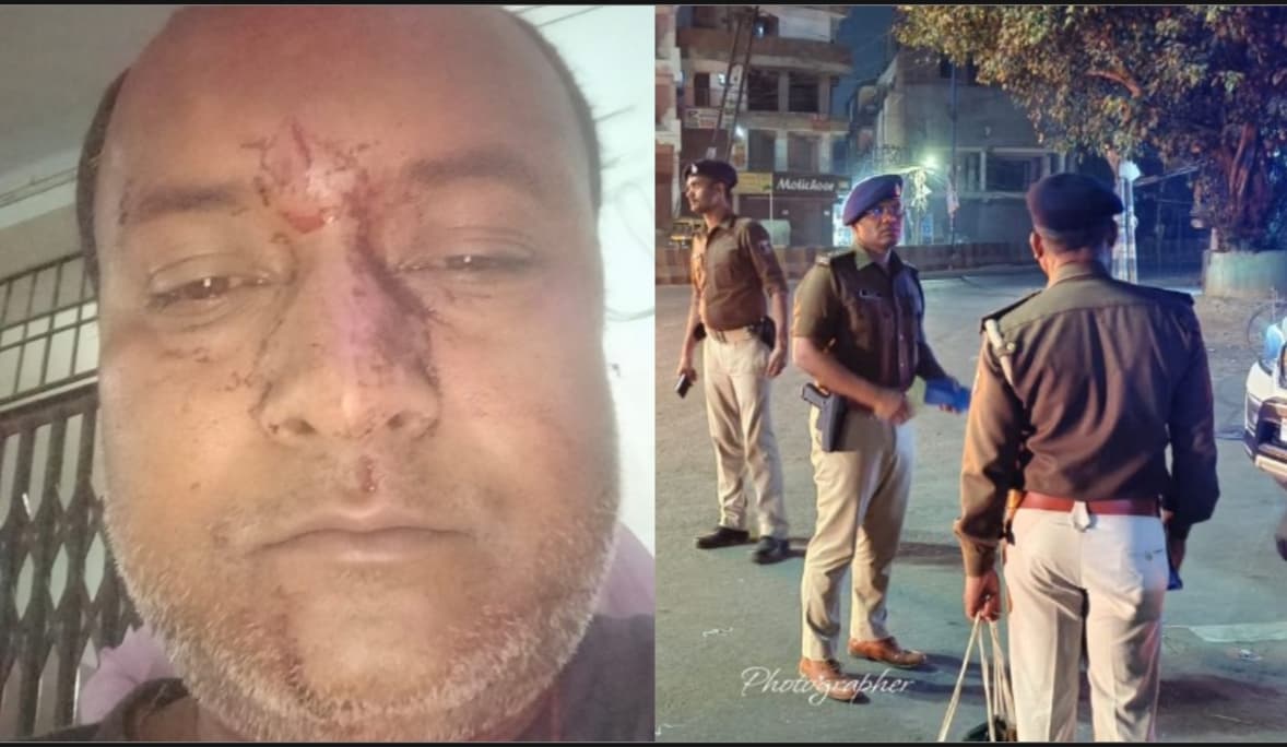 पटना में होली के हुड़दंग के नाम पर पत्रकार के साथ मारपीट..