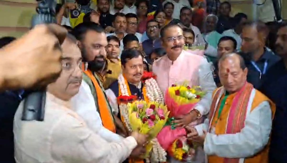 'जय श्री राम' के नारों से गूंजा विधानसभा परिसर, चुनाव जीतने के बाद नितिन नबीन...