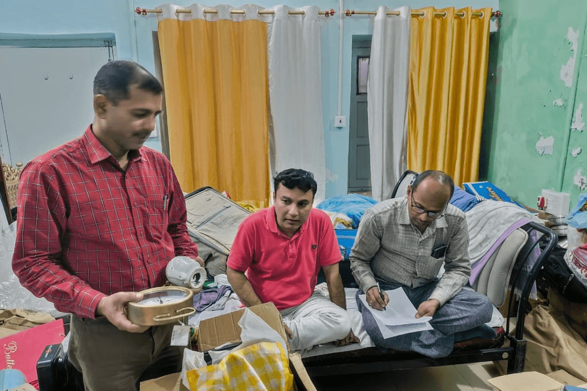 SVU raid on SHIVHAR deputy commissioner