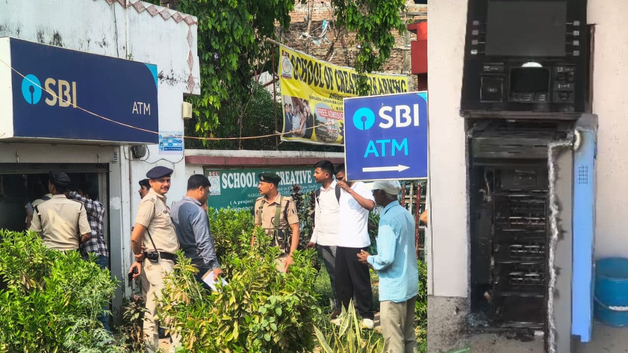 दानापुर में गैस से काट एटीएम का कैश बॉक्स ले भागे बदमाश, मास्क लगा गैस कटर के साथ पहुंचे थे शातिर...