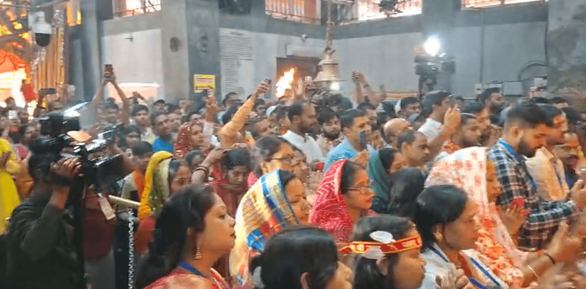 patna mahavir mandir me ramnavmi par aastha ka sailaab