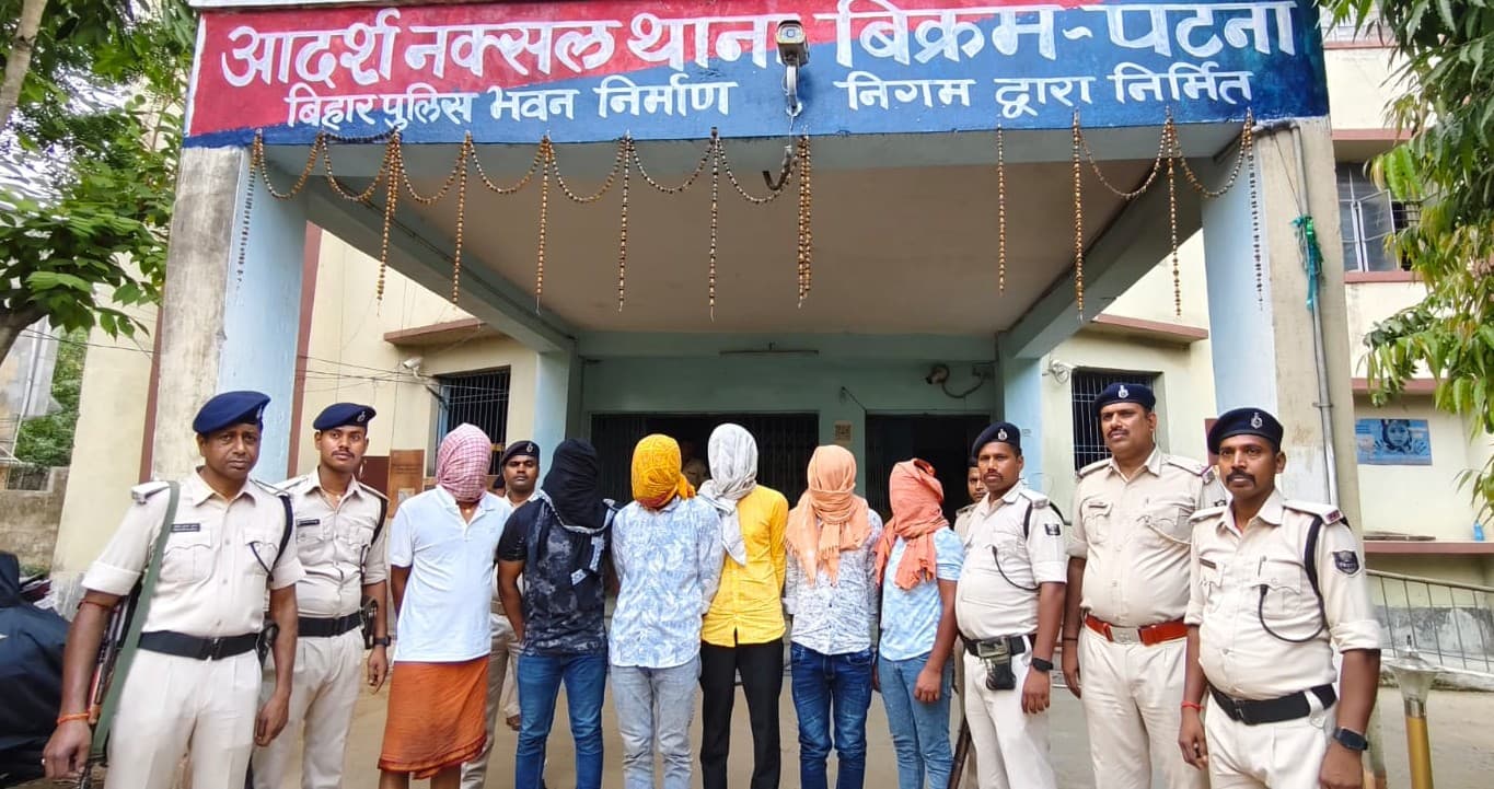 पटना के विक्रम में अपराधी का एनकाउंटर, 6 गिरफ्तार..
